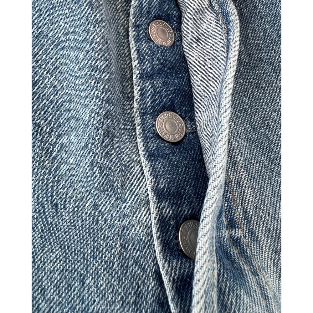 Vintage Levis 501 Mens Jeans Made in USA Button Fly Denim 36x34 (34x32) 80s‎ 90s - Picture 5 of 13